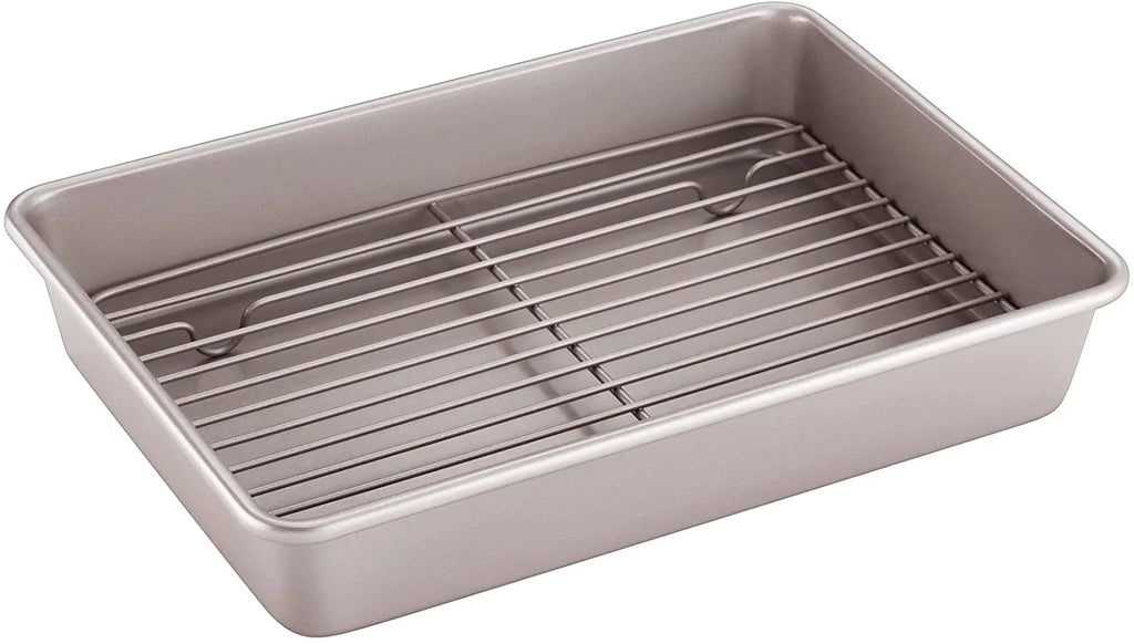 13-Inch Non-Stick Rectangular Roasting Pan with Rack R7582