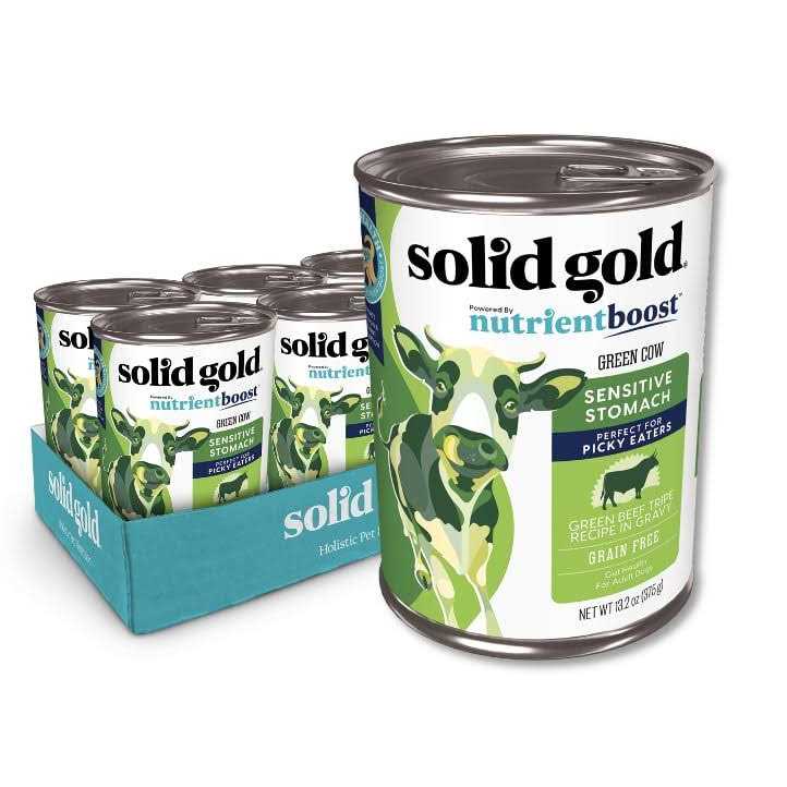 Solid Gold Green Cow Tripe Beef Dog Food A4489