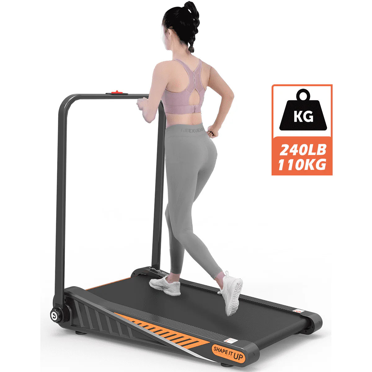 Under Desk Walking Pad Mini Treadmill 15% Incline 2.0HP 240LBS F22955