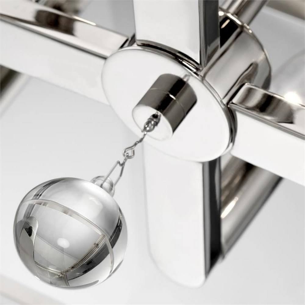 4-Light Ceiling Mount Nickel C9803