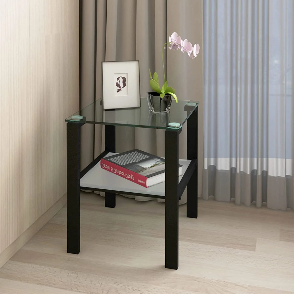 Glass Coffee Table End Table E65628