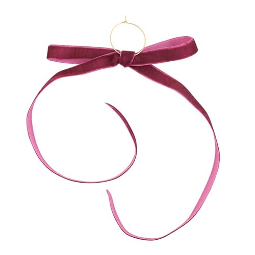 Velvet Bows Wine Glass Charms, Set of 6 D994635