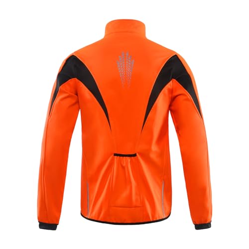 Winter Warm UP Thermal Softshell Cycling Jacket Windproof Waterproof B112