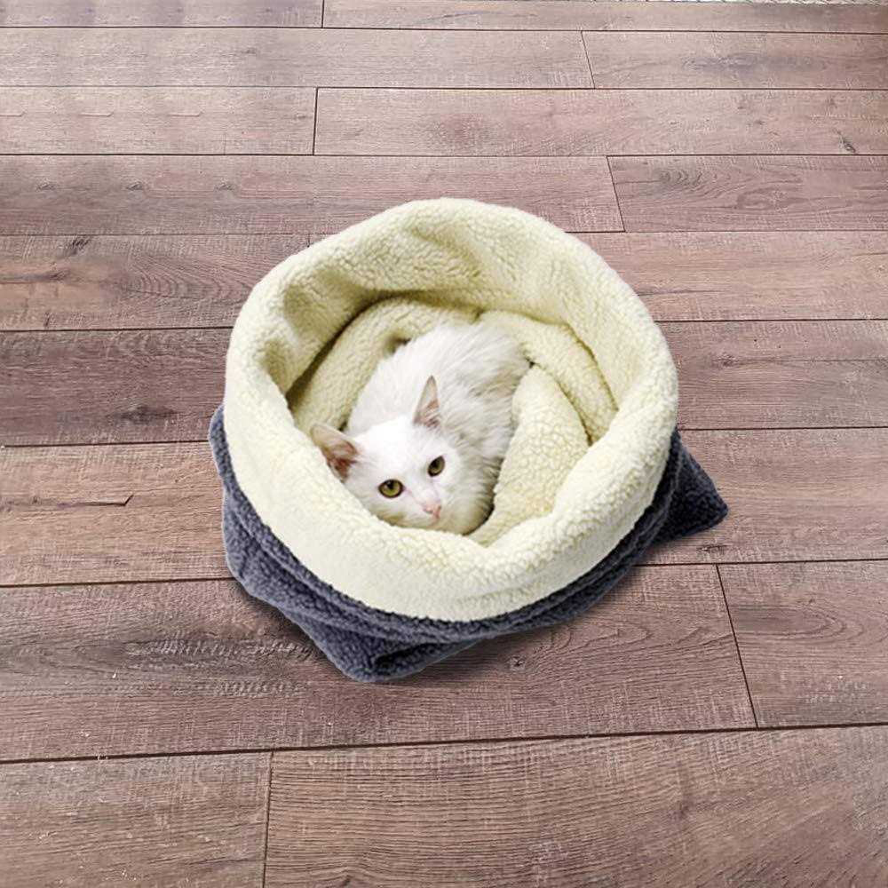 Cat Bed Cave Sleeping Bag Pet Mat N43886