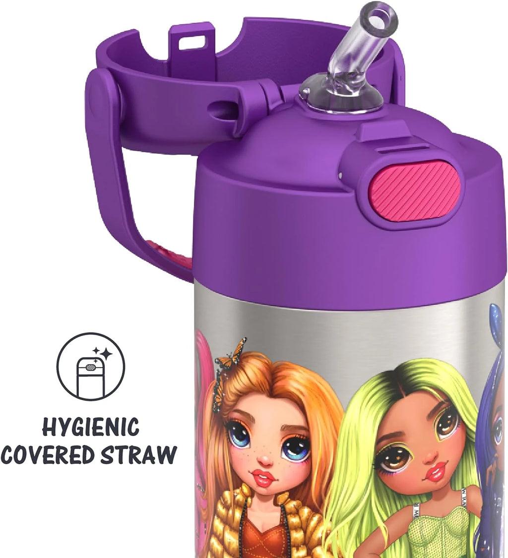 12Oz Stainless Steel Insulated Straw Bottle D9032