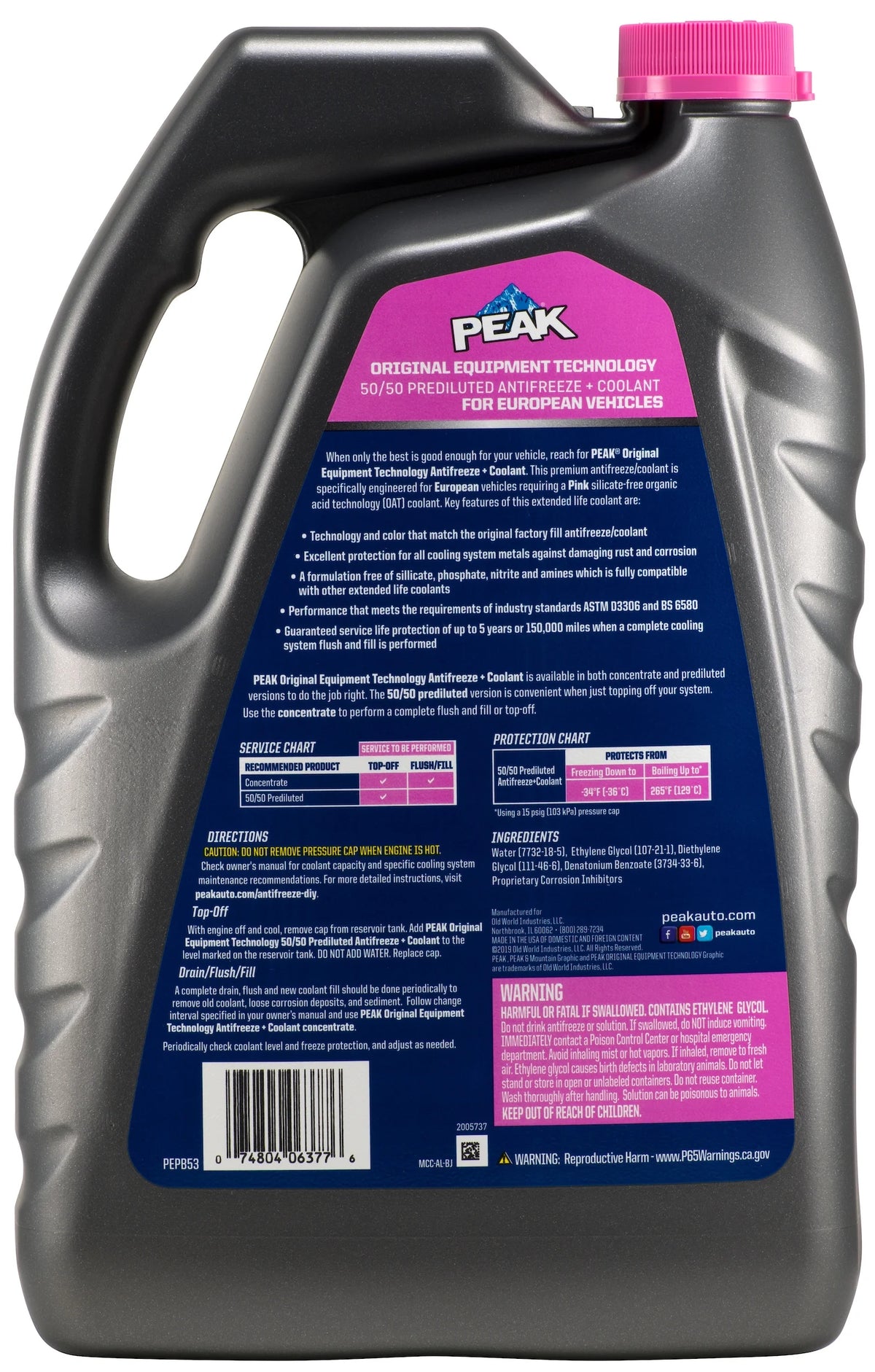 Pink Antifreeze + Coolant G9403