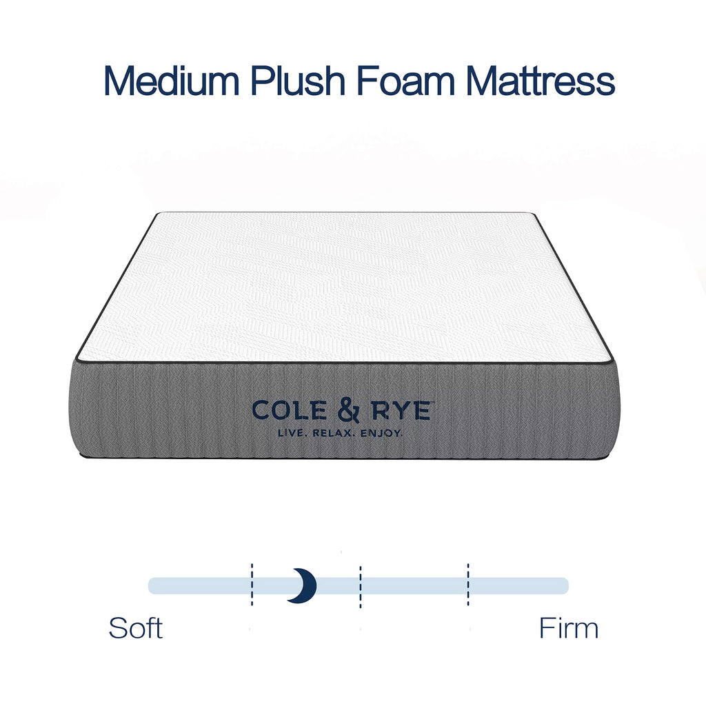 14 Medium Plush Gel Memory Foam Spring Mattress S3910