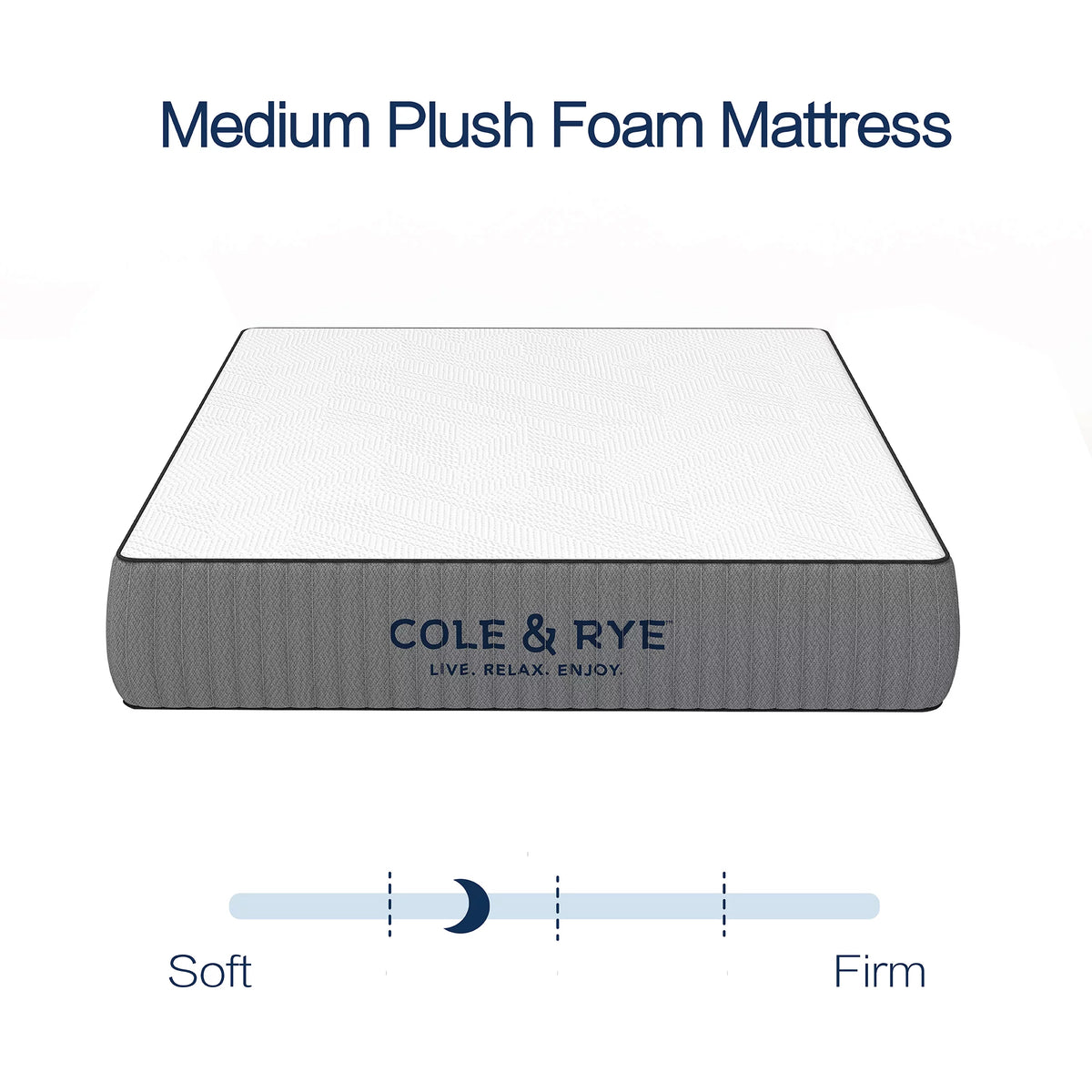 14 Medium Plush Gel Memory Foam Spring Mattress S3910