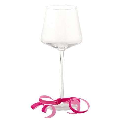 Velvet Bows Wine Glass Charms, Set of 6 D994635