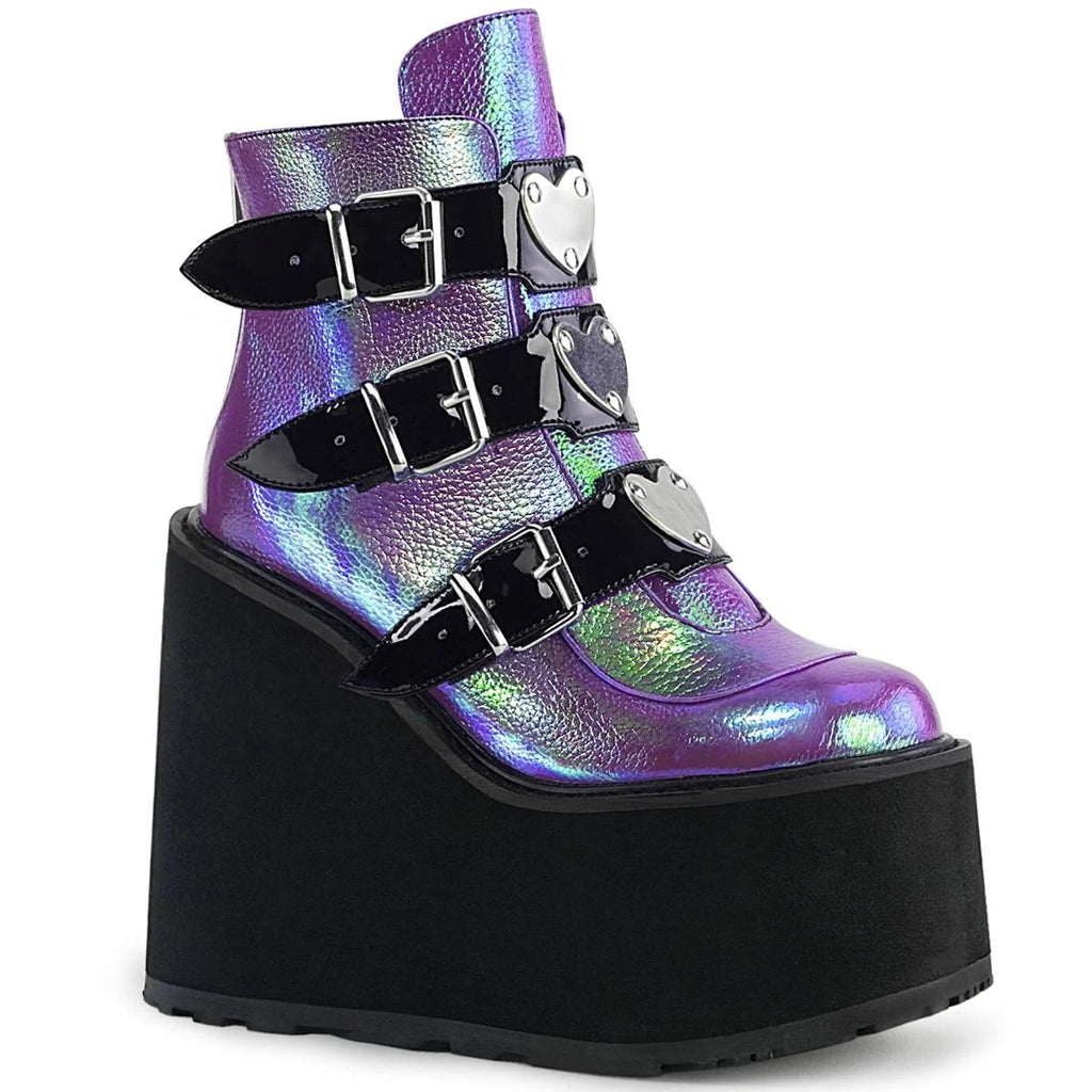 White Vegan Leather Swing-105 Shoes L524849