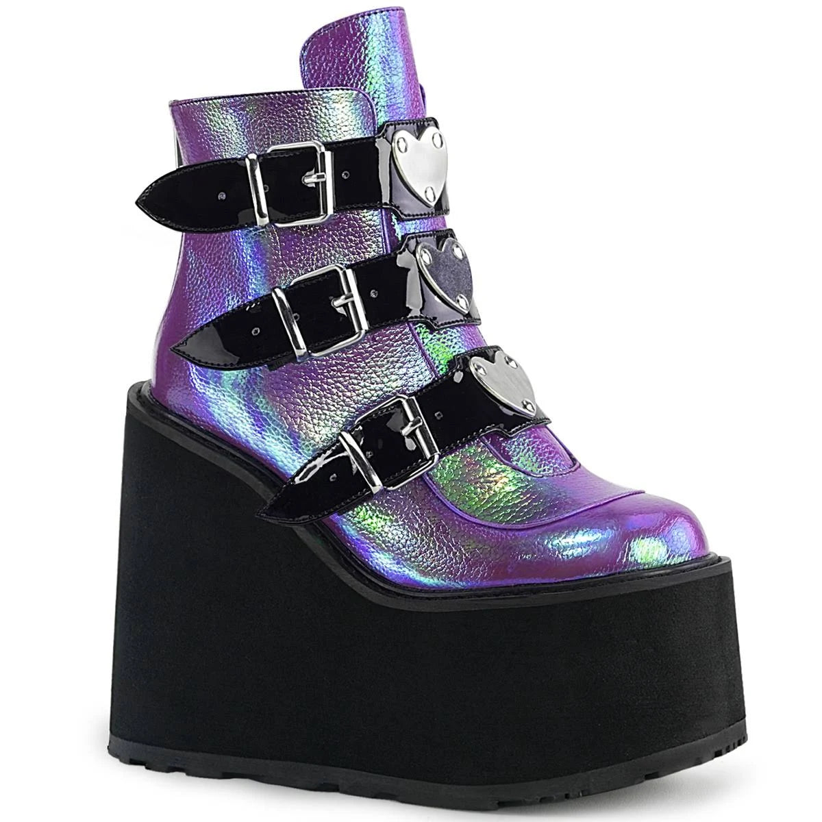 White Vegan Leather Swing-105 Shoes L524849