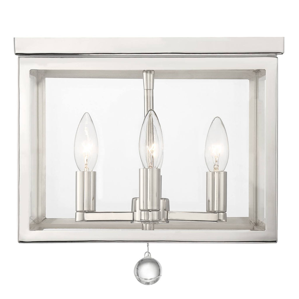 4-Light Ceiling Mount Nickel C9803