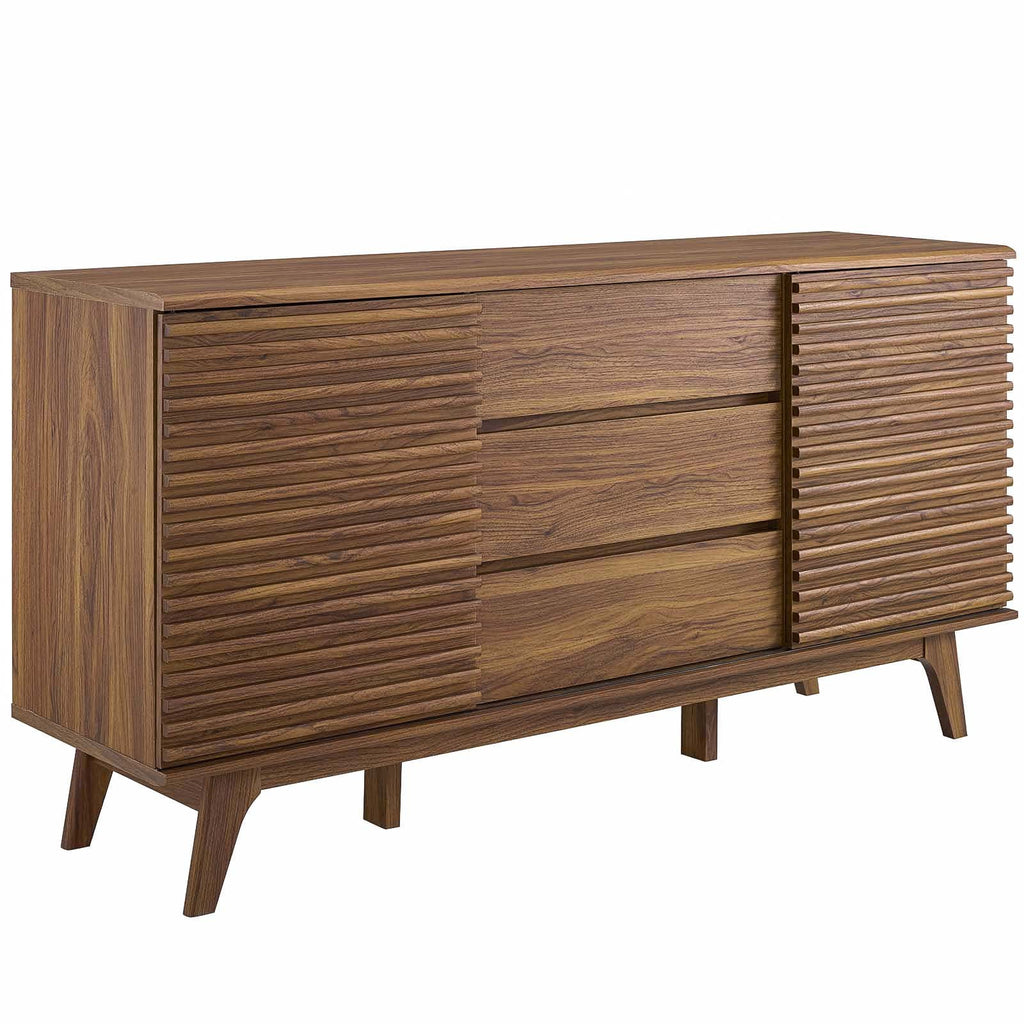 Walnut Sideboard Buffet Table or TV Stand S8118