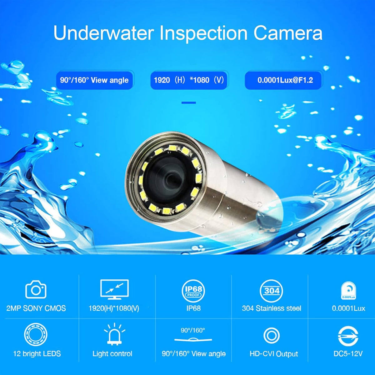 Underwater Camera Kit with 3 Sensor Units P8396