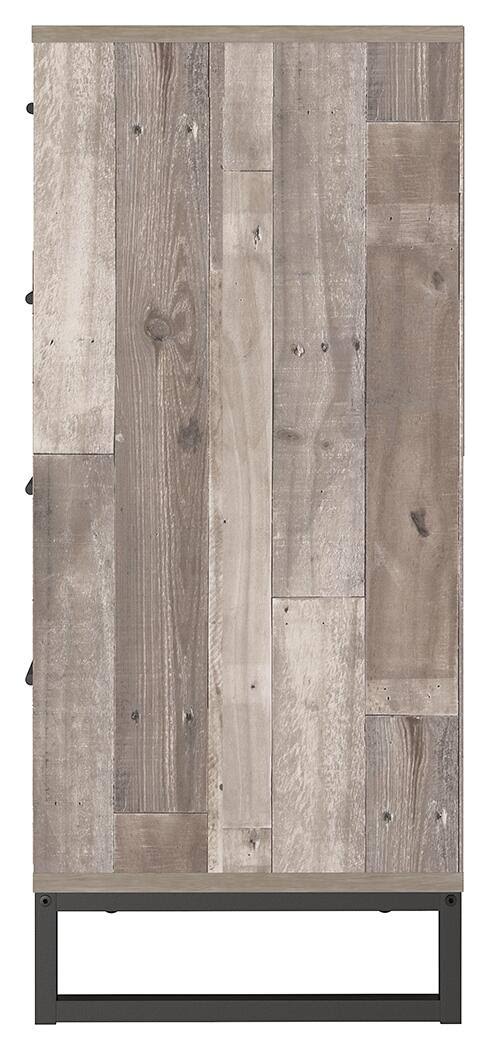 Whitewash 4-Drawer Chest H122