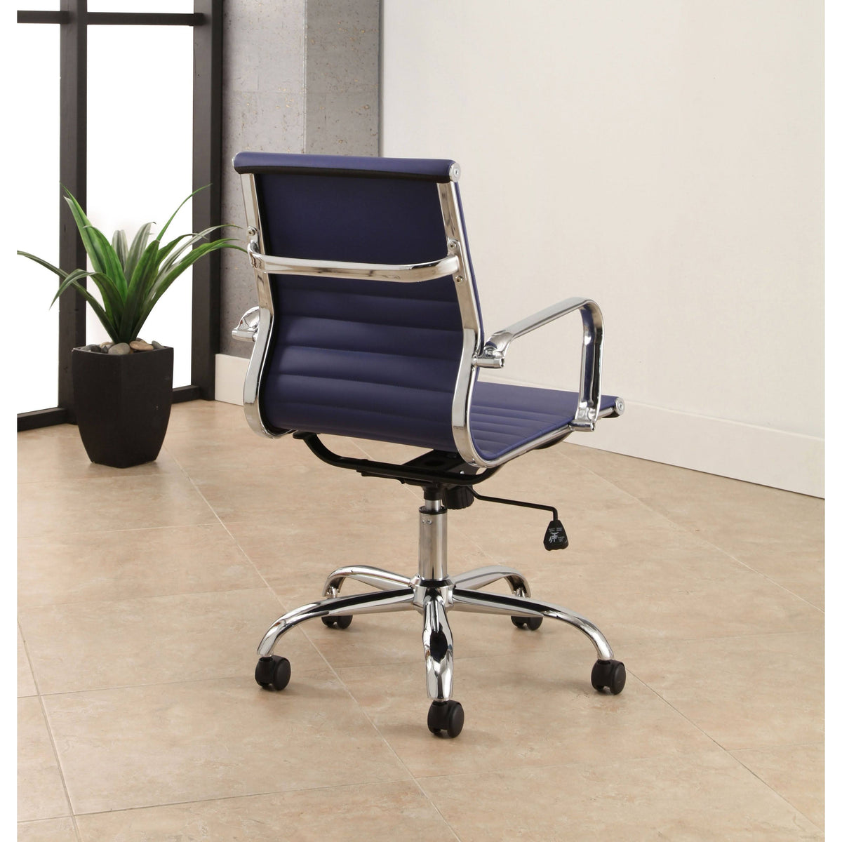Black Leather Office Chair G99125