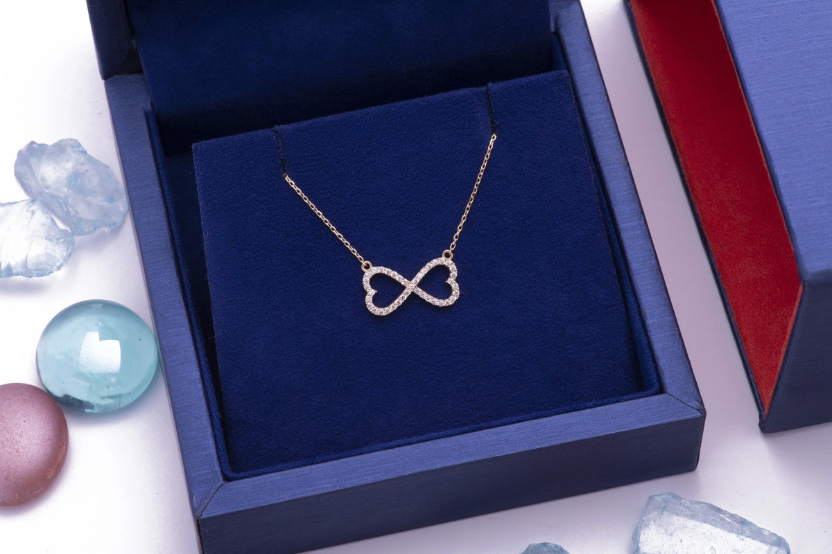 14k Yellow Gold Heart Necklace N49047
