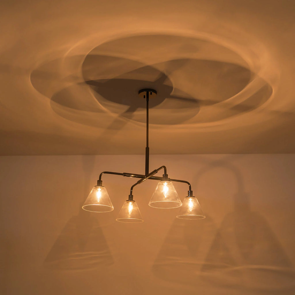 4-Light Dimmable Industrial Chandelier M742627