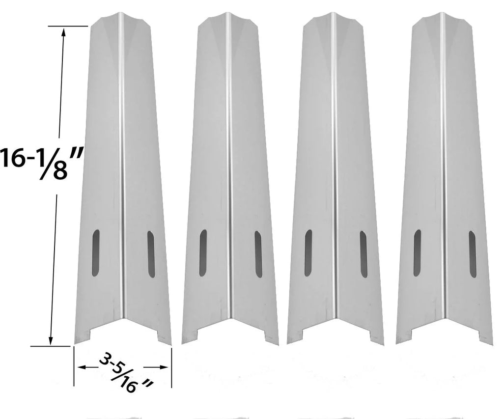 4-Pack Stainless Heat Plate for Gas Grill Z822