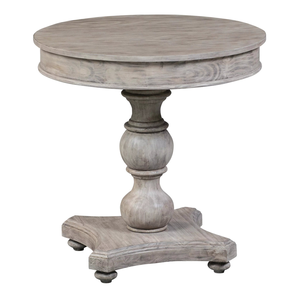 Round Turned Post Accent Table Z430698