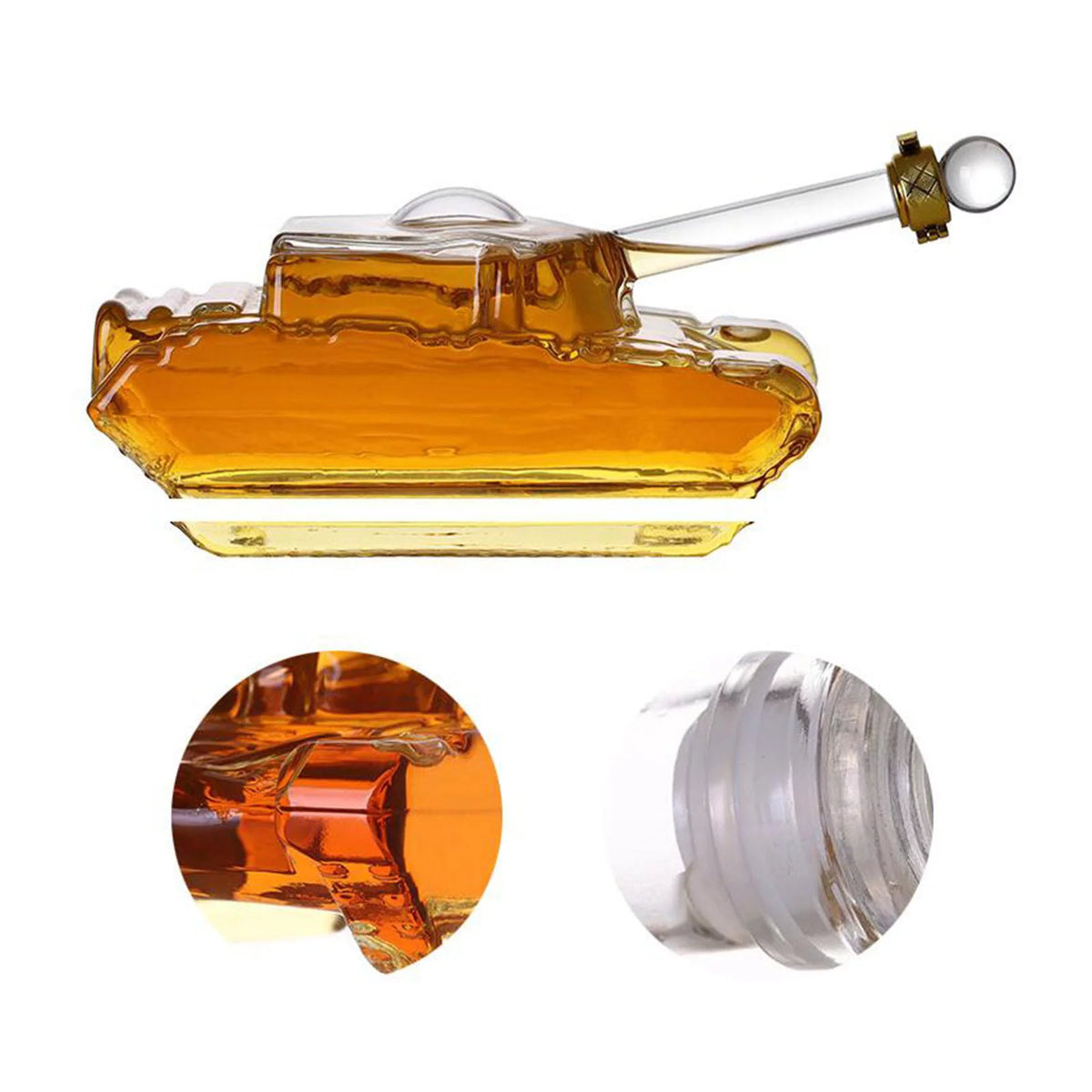 Tank Shaped Clear Decanter V926249