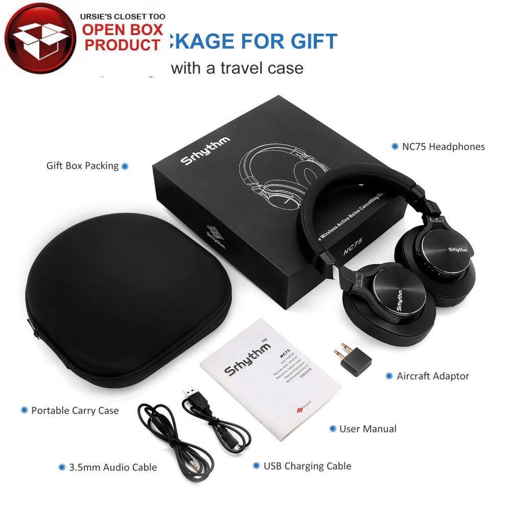 Active Noise Cancelling Bluetooth Headphones with Microphone G3347