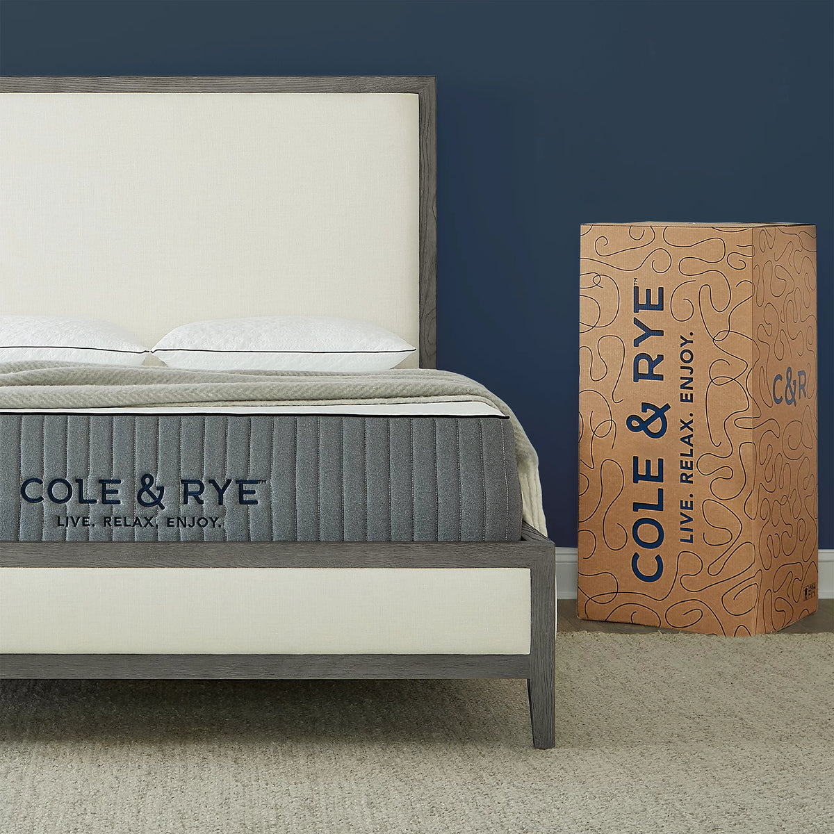 14 Medium Plush Gel Memory Foam Spring Mattress S3910