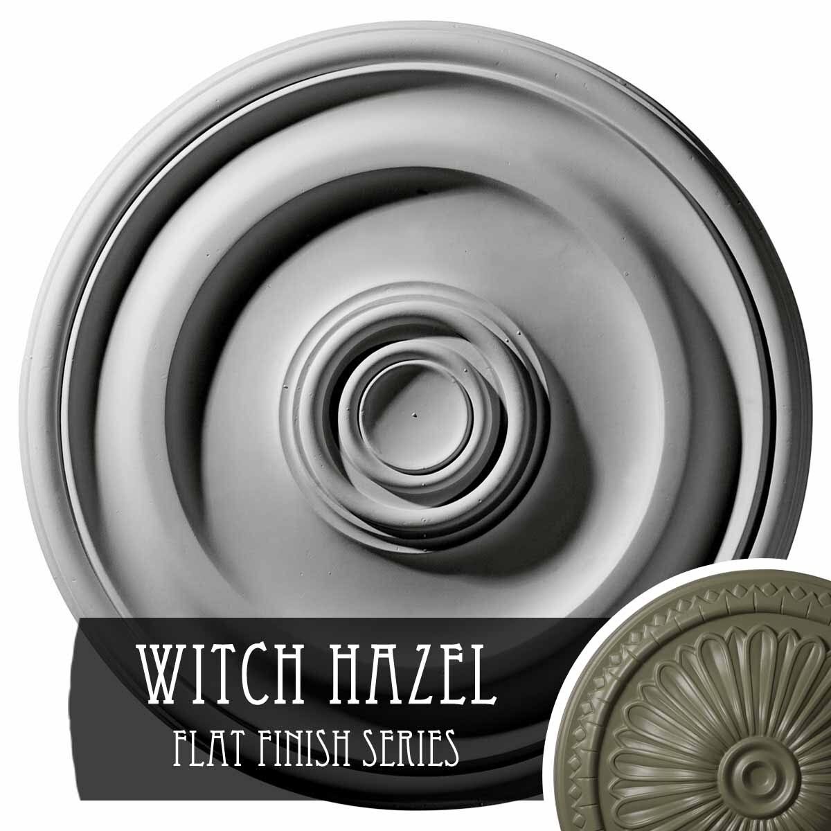 15 3/4x22OD x 1 1/2x22P Hand-Painted Ceiling Medallion D522