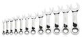 12 Pc Ratcheting Combo Wrench Set C393903