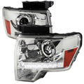Chrome Projector Headlights with LED K332416