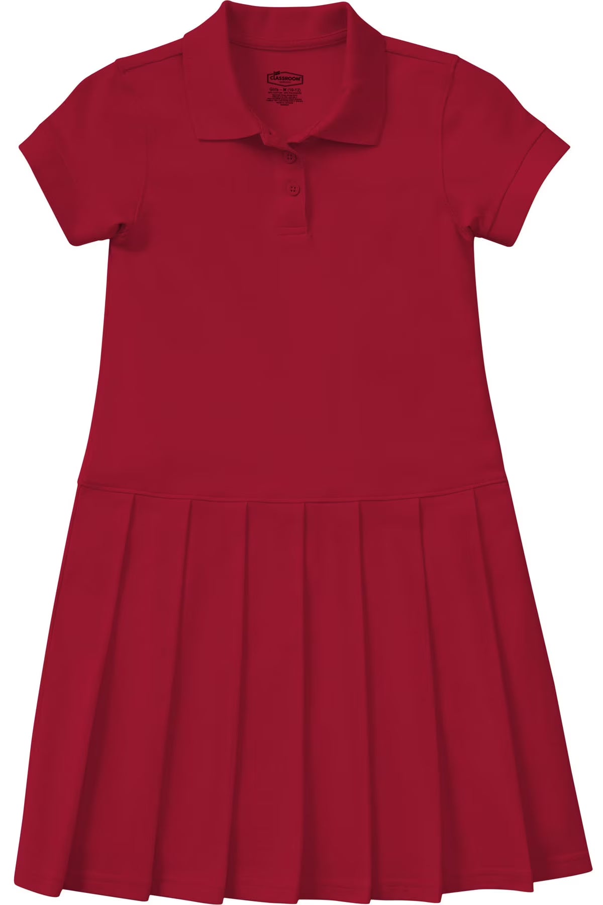 Red Pique Polo Dress N198549