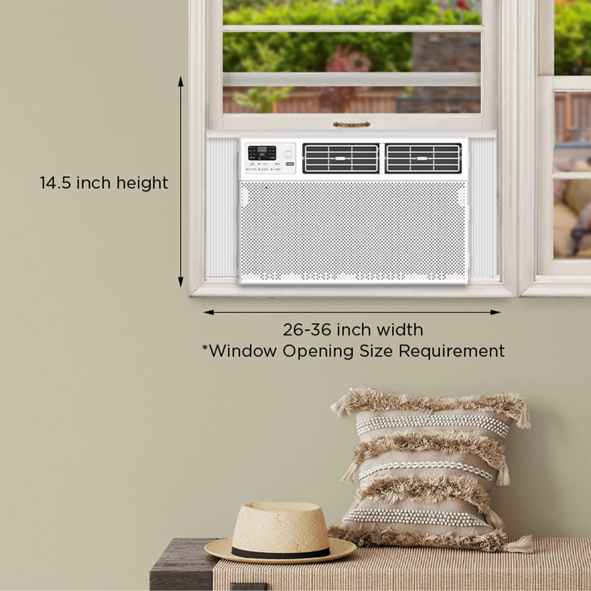 10,000 BTU Smart Window Air Conditioner T498
