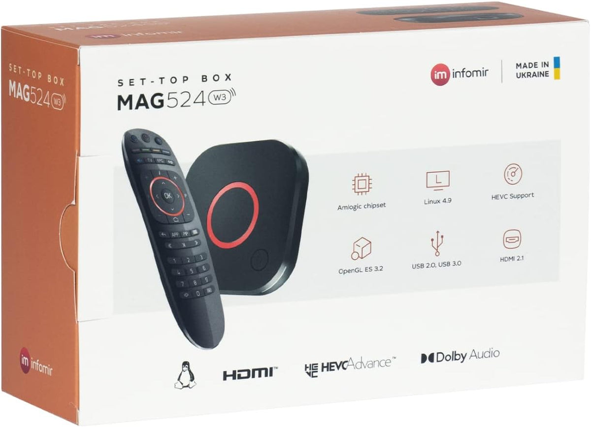 4K Built-in Dual Band WiFi Media Player with HDMI Cable and US Plug E5320