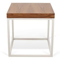 Walnut / White Lacquered End Table D606916