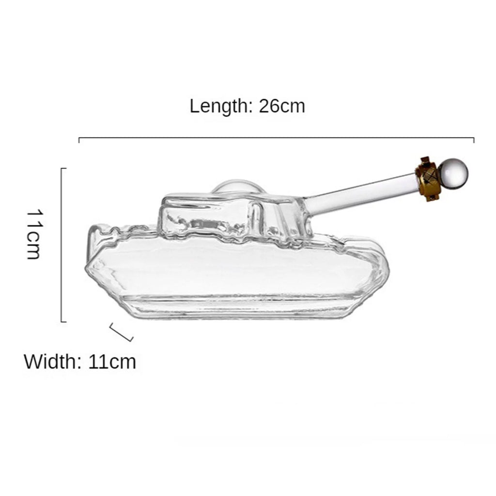 Tank Shaped Clear Decanter V926249