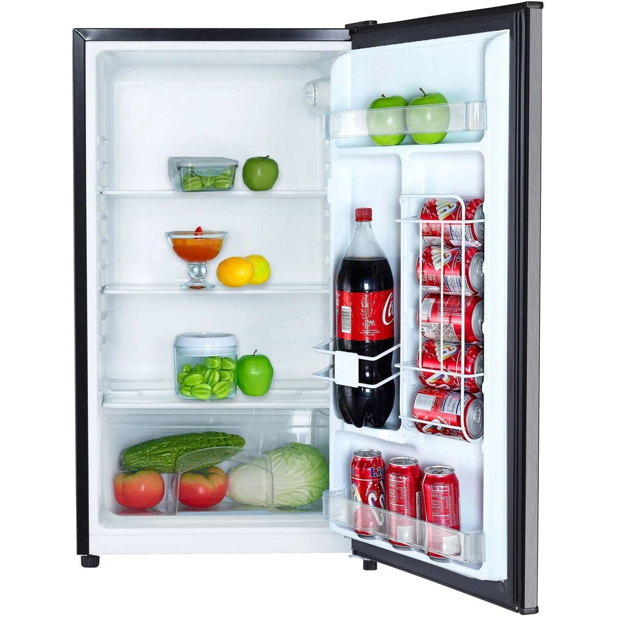 3.2 cu ft Stainless Refrigerator H450