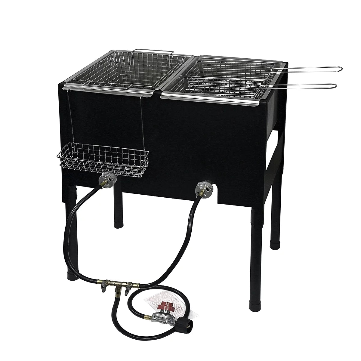 Outdoor Propane Double Burner Deep Fryer K4955