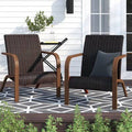 Dark Brown Patio Chair P7933