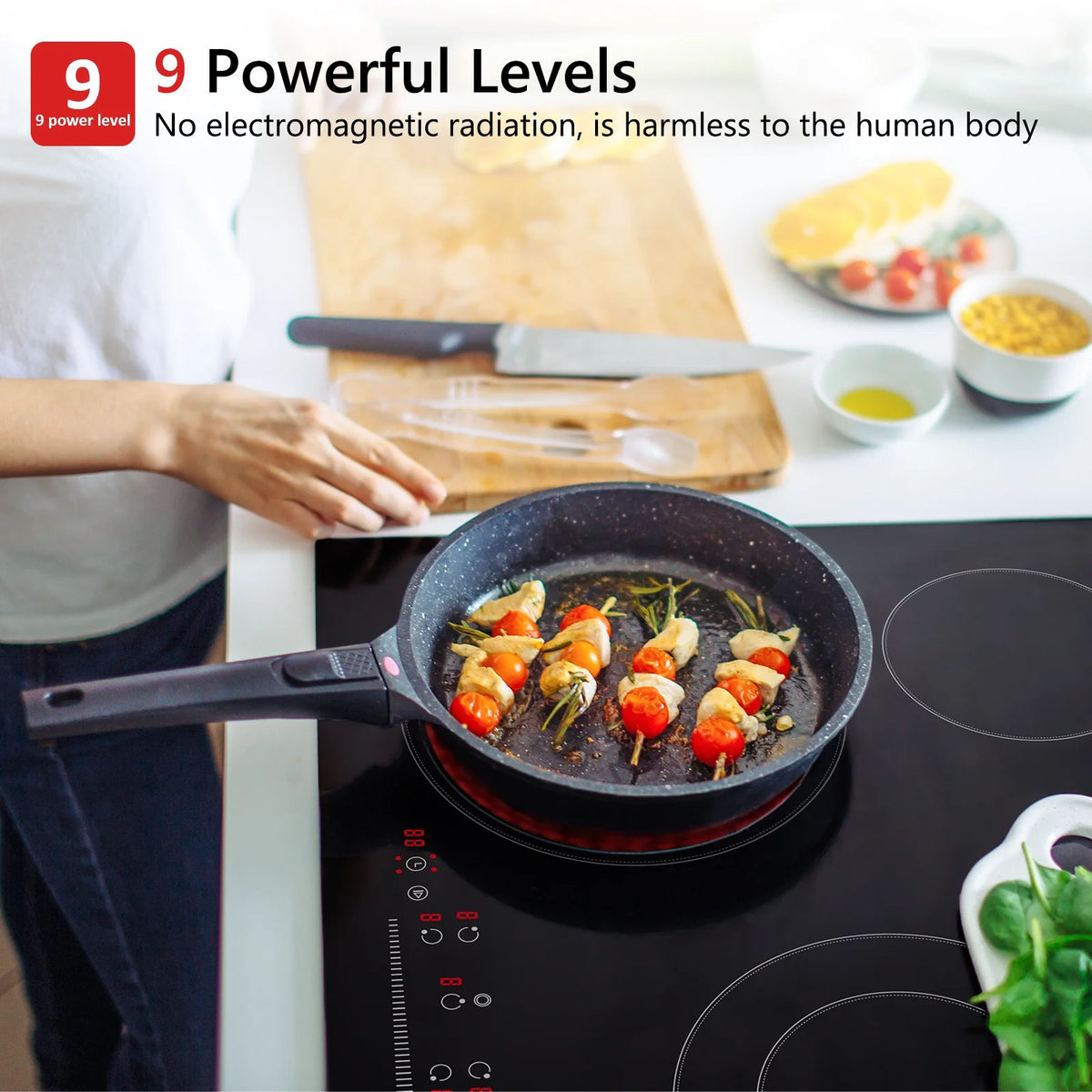 30" 5 Burners Electric Induction Cooktop N51766