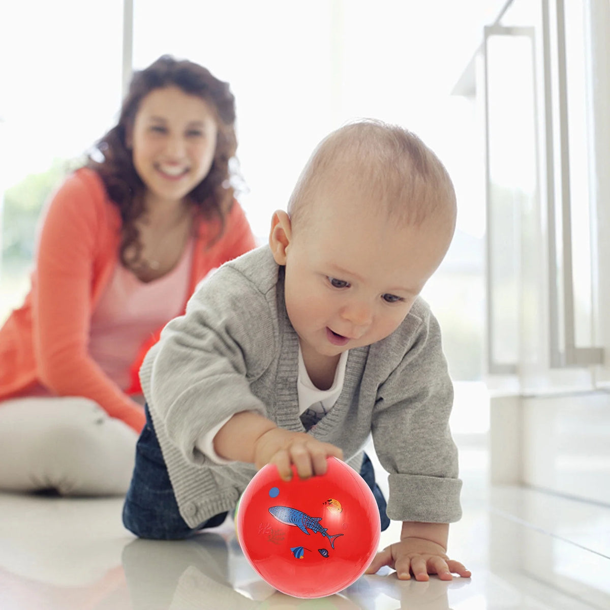 3Pcs Inflatable Hopper Balls with Handle N2549