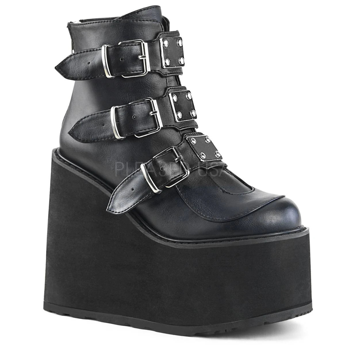 White Vegan Leather Swing-105 Shoes L524849