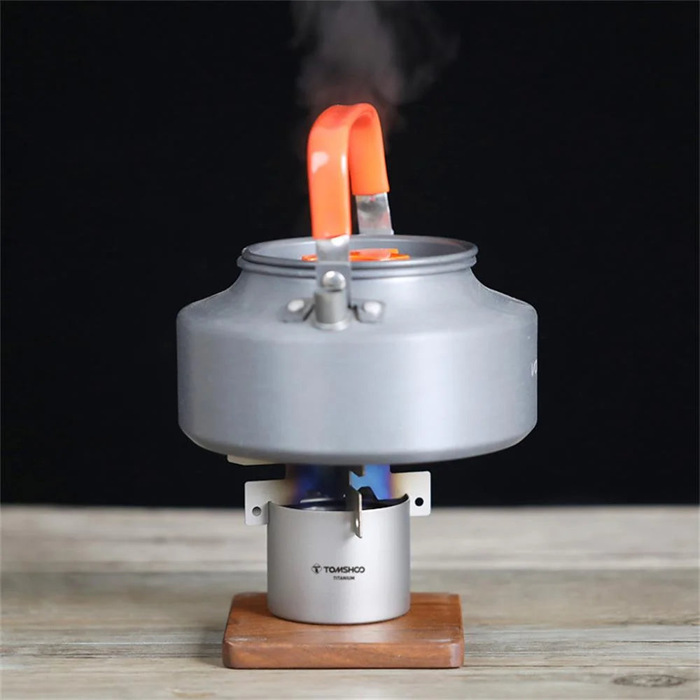 Lightweight Alcohol Stove with Cross Stand Rack D207