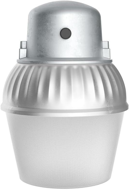 Gray Outdoor LED Area Light with Photocell W385