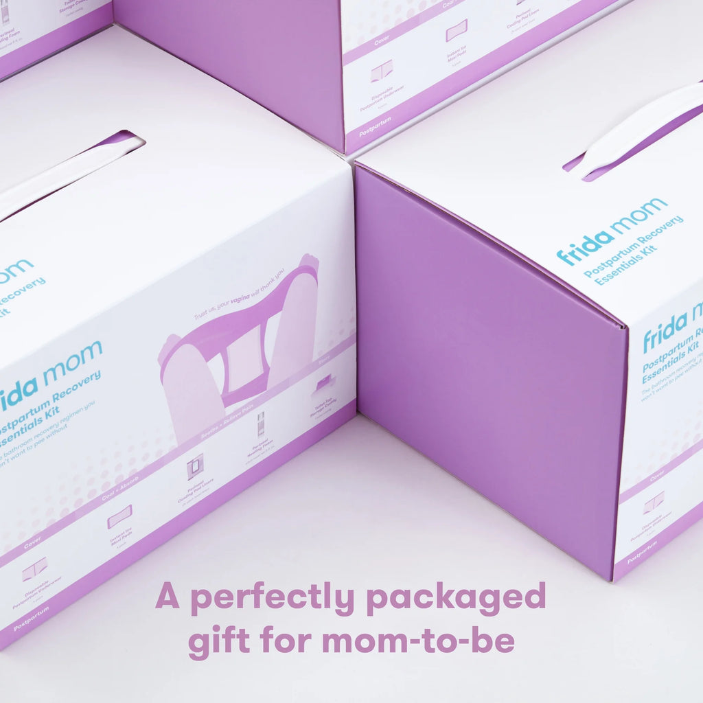 Postpartum Recovery Essentials Gift Set with Pads and Disposable Underwear, 4 Count D58854