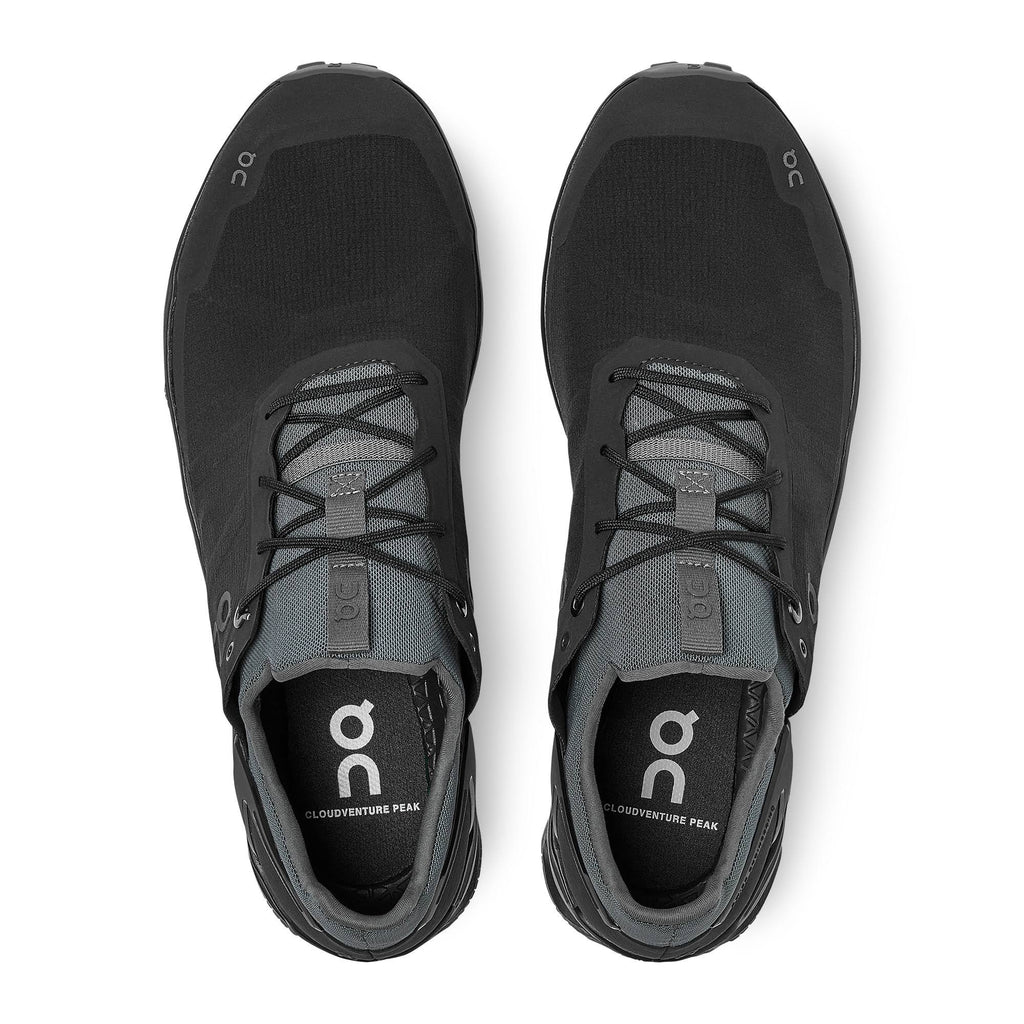 Men's Cloudventure Peak Black/Rock Trail Running Shoes P650