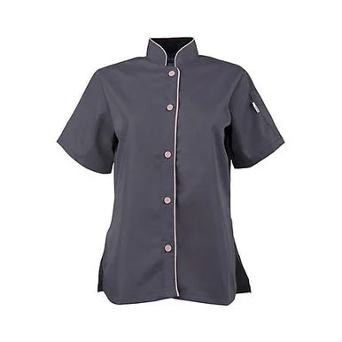 Lg Women's Slate and Pink Chef Shirt P125844