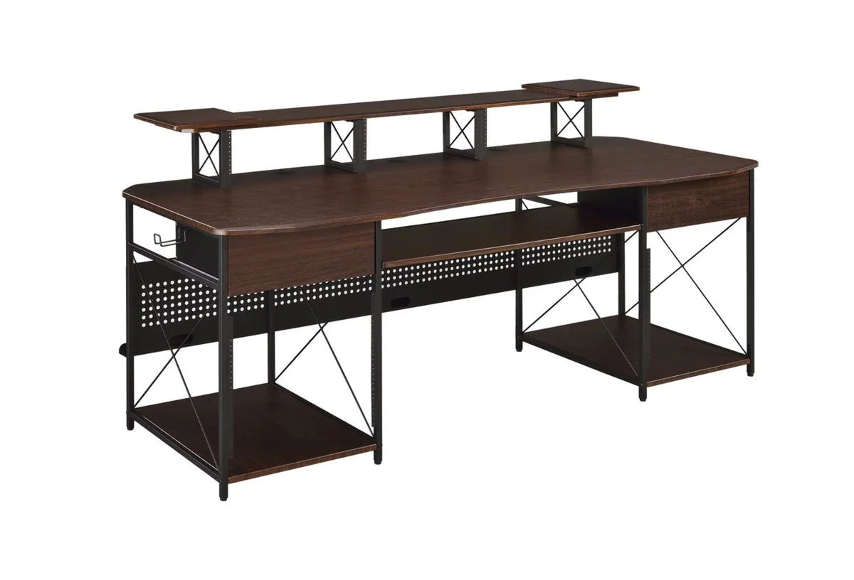 Music Recording Studio Desk Workstation with 4U Rack and 9U Rack T120