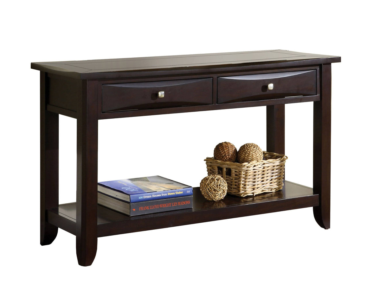 Espresso Sofa Table P751028