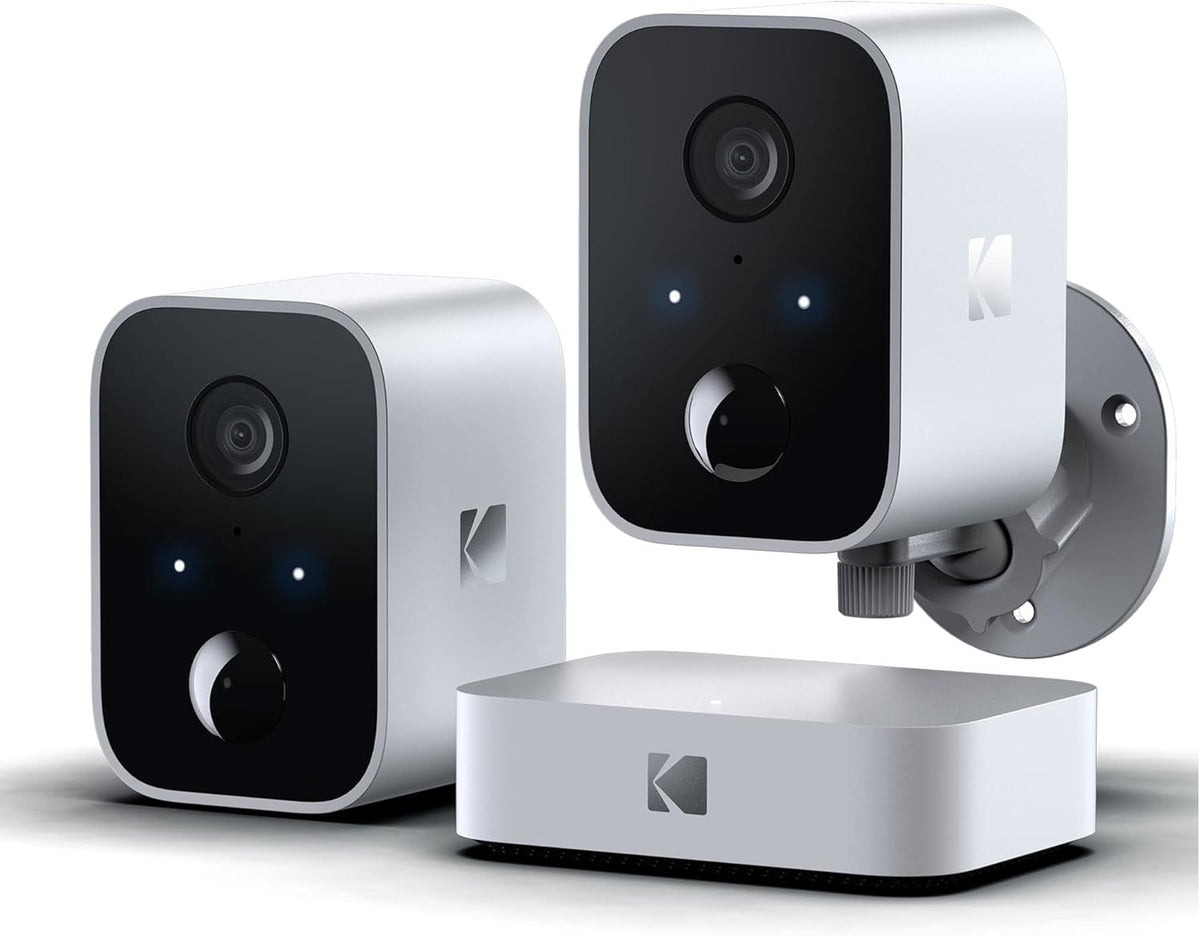 Dual Pack Battery HD Outdoor Security Cameras O92062