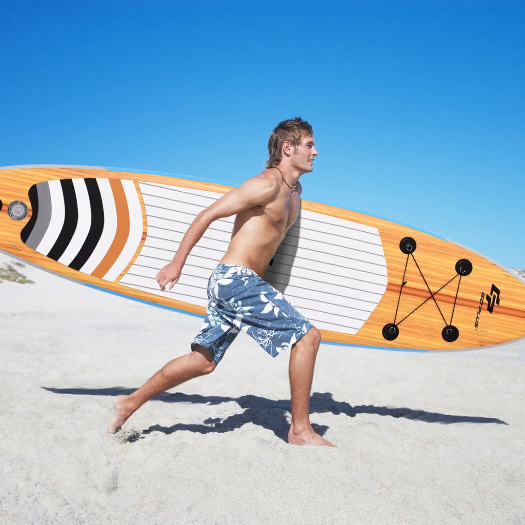 10' Inflatable Stand up Paddle Board with Bag Paddle Fin I350